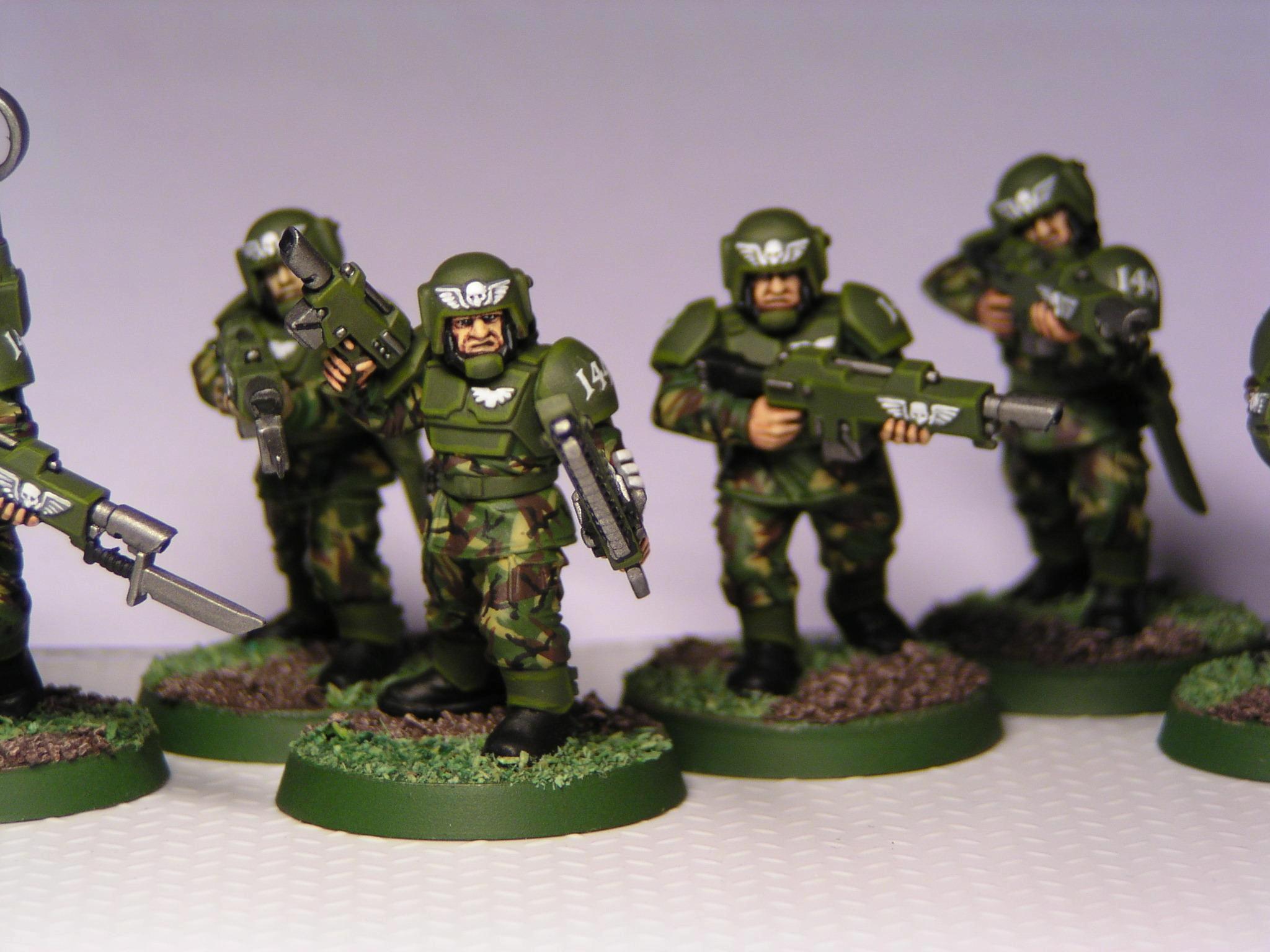 Cadians, Camouflage, Imperial Guard, Infantry, Warhammer 40,000